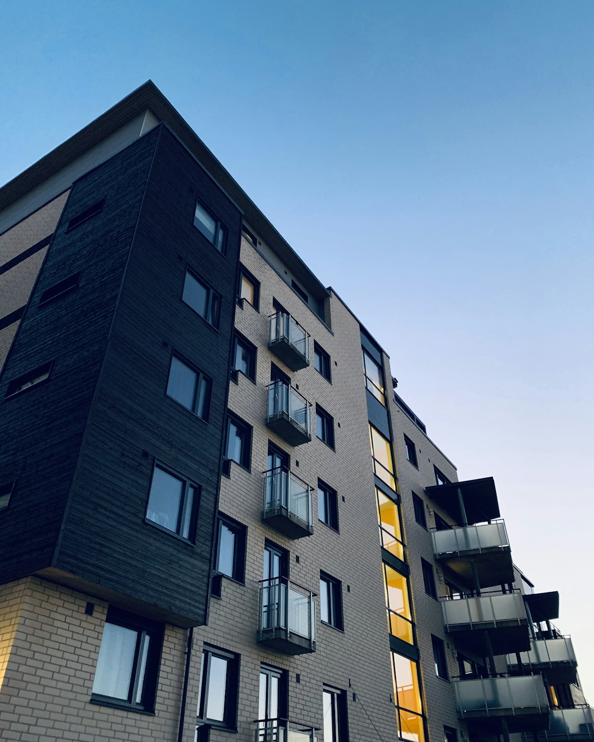 Residential apartment towers